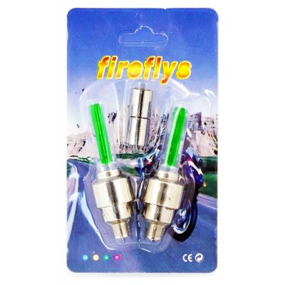 Καπάκι βαλβίδας ποδηλάτου AG304B, LED, 6.5cm, 2τμχ, πράσινο Καπάκι βαλβίδας ποδηλάτου AG304B, LED, 6.5cm, 2τμχ, πράσινο