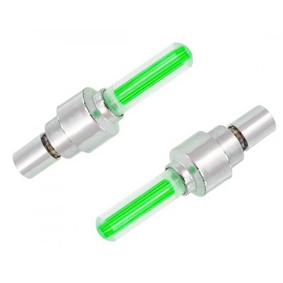 Καπάκι βαλβίδας ποδηλάτου AG304B, LED, 6.5cm, 2τμχ, πράσινο Καπάκι βαλβίδας ποδηλάτου AG304B, LED, 6.5cm, 2τμχ, πράσινο
