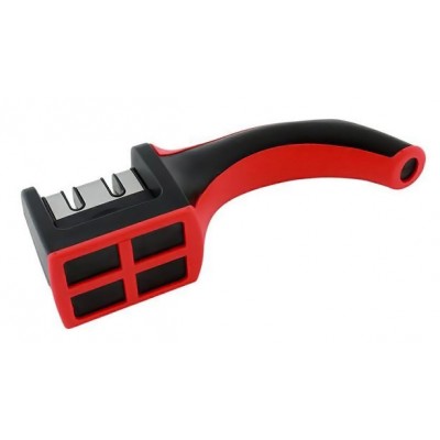 Ακονιστήρι μαχαιριών AG422B, 2 επιπέδων, μαύρο-κόκκινο Ακονιστήρι μαχαιριών AG422B, 2 επιπέδων, μαύρο-κόκκινο