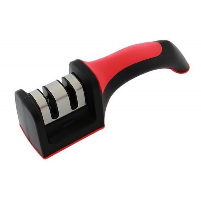 Ακονιστήρι μαχαιριών AG422B, 2 επιπέδων, μαύρο-κόκκινο Ακονιστήρι μαχαιριών AG422B, 2 επιπέδων, μαύρο-κόκκινο