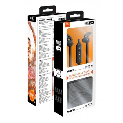 ALTEC LANSING Earphone και speaker, bluetooth 4.1, 10m, 2W RMS, μαύρο ALTEC LANSING Earphone και speaker, bluetooth 4.1, 10m, 2W RMS, μαύρο