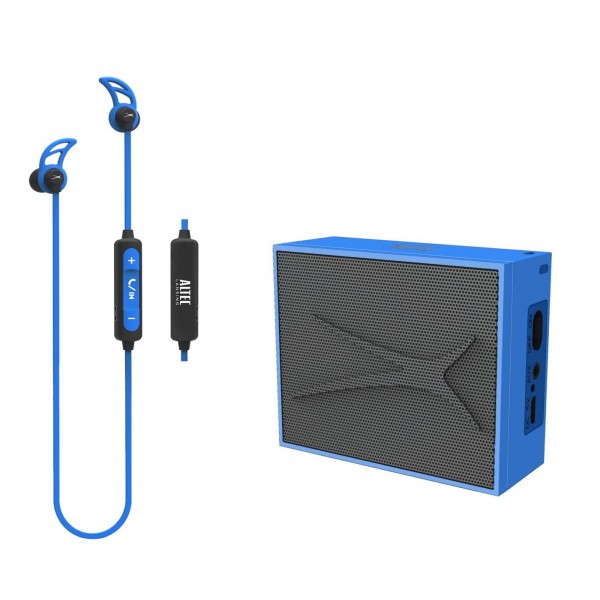 ALTEC LANSING Earphone και speaker, bluetooth 4.1, 10m, 2W RMS, μπλε