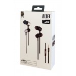 ALTEC LANSING earphones Eternity, mic, Button , 100dB, ασημί