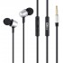ALTEC LANSING earphones Eternity, mic, Button , 100dB, ασημί