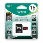 APACER Κάρτα Μνήμης Micro SDHC UHS-I U1 R85, 16GB, Class10