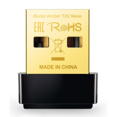 TP-LINK Ασύρματο Nano USB Adapter AC600 ARCHER-T2UNANO, Ver. 1.0 TP-LINK Ασύρματο Nano USB Adapter AC600 ARCHER-T2UNANO, Ver. 1.0