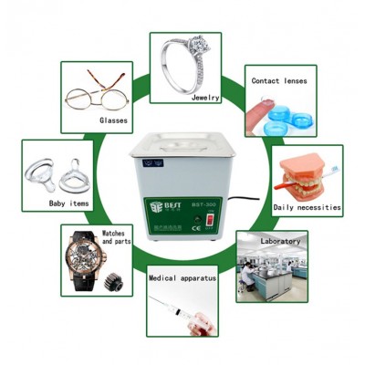 BEST Ultrasonic Cleaner BST-300, Stainless Steel, 50W BEST Ultrasonic Cleaner BST-300, Stainless Steel, 50W