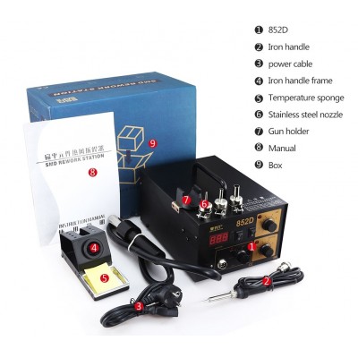 BEST BGA Rework station BST-852D 2 in 1, LED Display BEST BGA Rework station BST-852D 2 in 1, LED Display