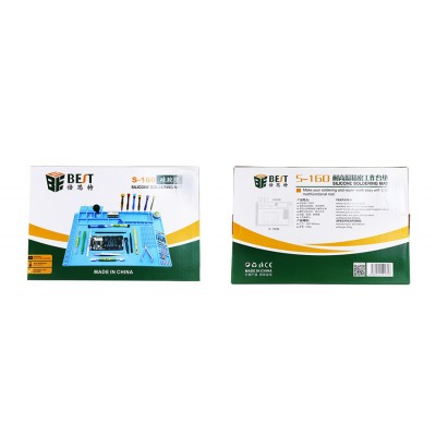 BEST Πάγκος Εργασίας S-160, αντιστατικός, ελαστικός, 45 x 30cm, Blue BEST Πάγκος Εργασίας S-160, αντιστατικός, ελαστικός, 45 x 30cm, Blue