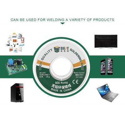 BEST καλάι συγκόλλησης BST-TIN0840, 40g, 0.8mm BEST καλάι συγκόλλησης BST-TIN0840, 40g, 0.8mm