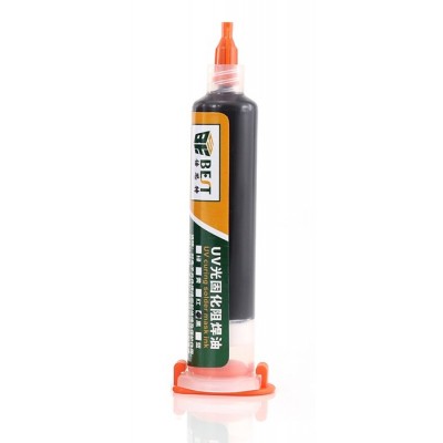BEST PCB Repairing UV Solder mask ink BST-UVH900, 10cc, μαύρο BEST PCB Repairing UV Solder mask ink BST-UVH900, 10cc, μαύρο
