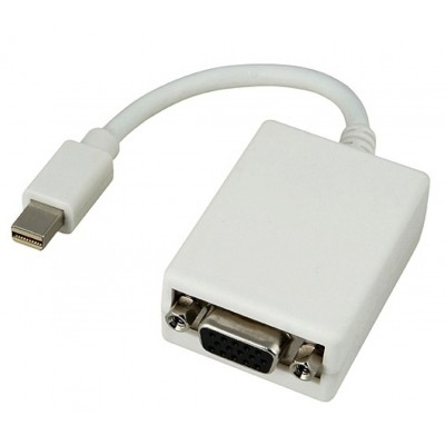 POWERTECH μετατροπέας Mini Displayport (M) σε VGA 15pin (F), λευκός POWERTECH μετατροπέας Mini Displayport (M) σε VGA 15pin (F), λευκός
