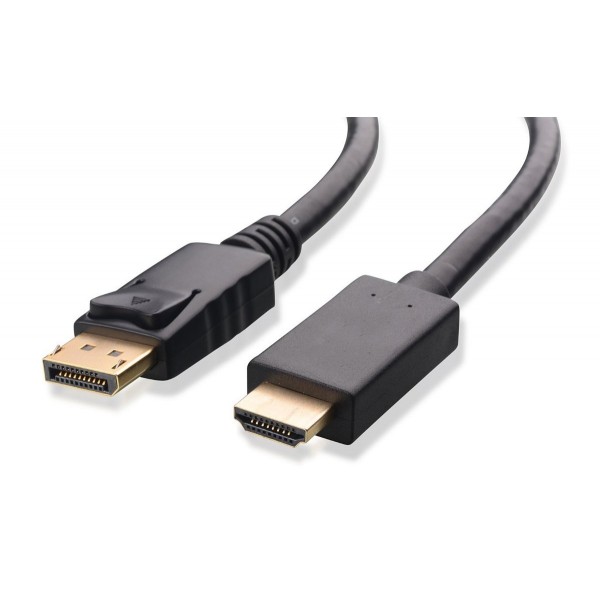 POWERTECH καλώδιο Display port 1.2v(M) σε HDMI 1.4v(M), PTN3361, CCS, 2m
