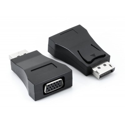 POWERTECH Αντάπτορας DisplayPort (M) σε VGA (F) CAB-DP035, μαύρο POWERTECH Αντάπτορας DisplayPort (M) σε VGA (F) CAB-DP035, μαύρο