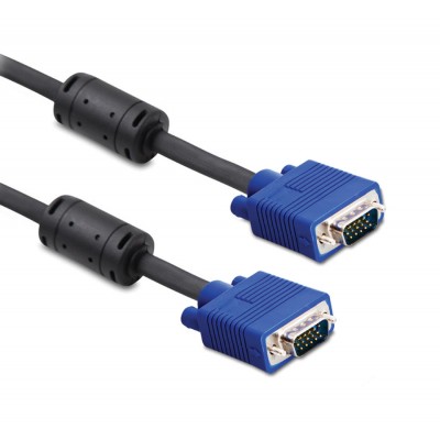 POWERTECH Καλώδιο VGA HD 15pin σε VGA HD 15pin, 2x Ferrites, 5m, Black POWERTECH Καλώδιο VGA HD 15pin σε VGA HD 15pin, 2x Ferrites, 5m, Black