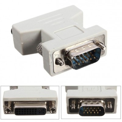 POWERTECH Adapter VGA 15pin male σε DVI-I 24+5 F,  συμβατό και με 24+1 POWERTECH Adapter VGA 15pin male σε DVI-I 24+5 F,  συμβατό και με 24+1