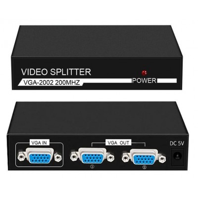 POWERTECH VGA splitter CAB-G031, 1 σε 2 συσκευές, 1920x1440px, 200MHz POWERTECH VGA splitter CAB-G031, 1 σε 2 συσκευές, 1920x1440px, 200MHz