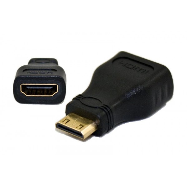 POWERTECH adapter mini HDMI Αρσενικό σε HDMI 19pin Θηλυκό