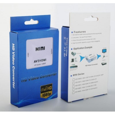 HD Video Converter από HDMI σε VGA και 3.5mm Audio, Full HD, λευκό HD Video Converter από HDMI σε VGA και 3.5mm Audio, Full HD, λευκό