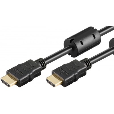 POWERTECH καλώδιο HDMI 1.4 CAB-H085, CCS, Gold Plug, 30AWG, μαύρο, 0.5m POWERTECH καλώδιο HDMI 1.4 CAB-H085, CCS, Gold Plug, 30AWG, μαύρο, 0.5m