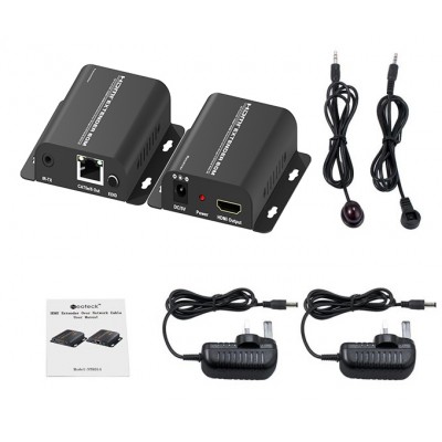 POWERTECH HDMI Video Extender CAB-H114, UTP cat5e/6, Full HD, 3D, IR POWERTECH HDMI Video Extender CAB-H114, UTP cat5e/6, Full HD, 3D, IR
