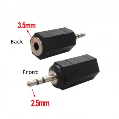 POWERTECH Αντάπτορας από stereo 2.5mm (M) σε 3.5mm (F), nickel, 5τμχ POWERTECH Αντάπτορας από stereo 2.5mm (M) σε 3.5mm (F), nickel, 5τμχ