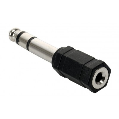 POWERTECH Αντάπτορας από stereo 3.5mm (F) σε 6.35mm (M), nickel, 5τμχ POWERTECH Αντάπτορας από stereo 3.5mm (F) σε 6.35mm (M), nickel, 5τμχ