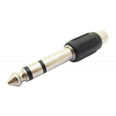 POWERTECH Αντάπτορας από stereo 6.35mm (M) σε RCA (F), nickel, 5τμχ POWERTECH Αντάπτορας από stereo 6.35mm (M) σε RCA (F), nickel, 5τμχ