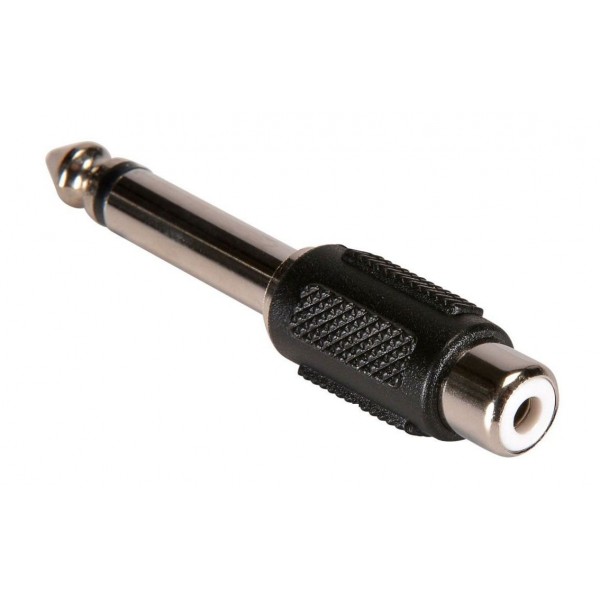 POWERTECH Αντάπτορας από mono 6.35mm (M) σε RCA (F), nickel, 5τμχ POWERTECH Αντάπτορας από mono 6.35mm (M) σε RCA (F), nickel, 5τμχ
