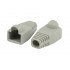 POWERTECH Κάλλυμα για βύσμα δικτύου RJ45, γκρι, 10τμχ