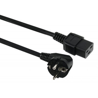 POWERTECH Καλώδιο τροφοδοσίας CAB-P024, C19 IEC, 16A, 250V, 1.8m, μαύρο POWERTECH Καλώδιο τροφοδοσίας CAB-P024, C19 IEC, 16A, 250V, 1.8m, μαύρο