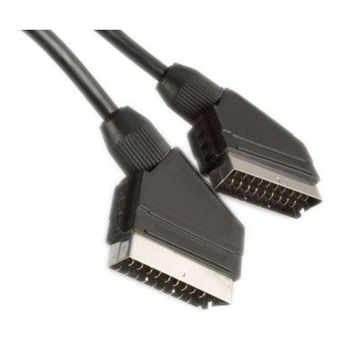 Powertech Καλώδιο Scart 21pin σε Scart 21pin, 3m Powertech Καλώδιο Scart 21pin σε Scart 21pin, 3m