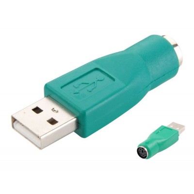 POWERTECH Adapter USB 2.0 σε PS2 θηλυκό POWERTECH Adapter USB 2.0 σε PS2 θηλυκό