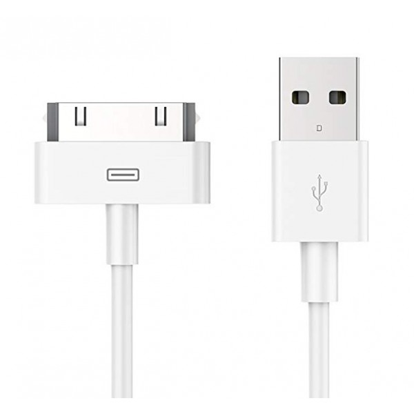 POWERTECH Καλώδιο USB 2.0 σε iPad και iPhone 4/4S, 1m, White POWERTECH Καλώδιο USB 2.0 σε iPad και iPhone 4/4S, 1m, White