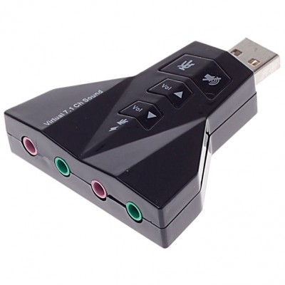 POWERTECH USB κάρτα ήχου 7.1CH, με έξοδο μικρόφωνου και ακουστικού POWERTECH USB κάρτα ήχου 7.1CH, με έξοδο μικρόφωνου και ακουστικού