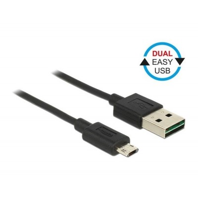 POWERTECH καλώδιο USB 2.0 σε USB Micro, Easy USB, 3m, Black POWERTECH καλώδιο USB 2.0 σε USB Micro, Easy USB, 3m, Black