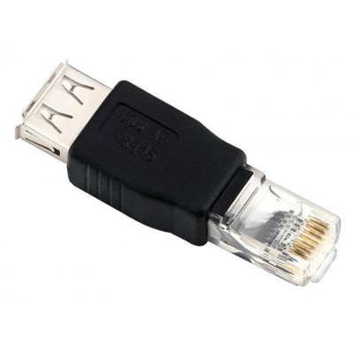 POWERTECH Adapter από USB 2.0 female σε RJ45 POWERTECH Adapter από USB 2.0 female σε RJ45