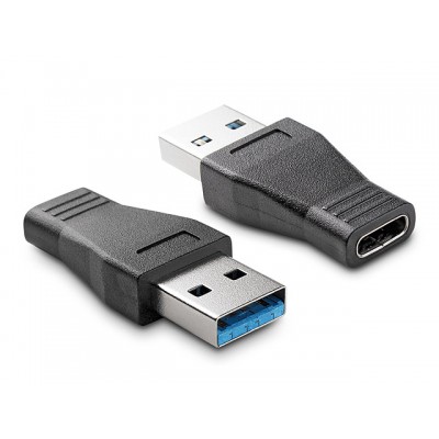 POWERTECH Adapter USB Type-C female σε USB 3.0, μαύρο POWERTECH Adapter USB Type-C female σε USB 3.0, μαύρο