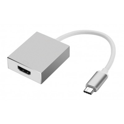 POWERTECH Converter USB 3.1 Type C σε HDMI, White POWERTECH Converter USB 3.1 Type C σε HDMI, White