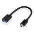 POWERTECH Καλώδιο USB Type-C σε USB 3.1 OTG, ABS, 0.20m, μαύρο