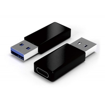POWERTECH Adapter USB 3.0(A) male σε USB Type-C female, μαύρο POWERTECH Adapter USB 3.0(A) male σε USB Type-C female, μαύρο