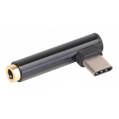 POWERTECH Αντάπτορας Type-C (Μ) σε 3.5mm jack (F), μαύρο POWERTECH Αντάπτορας Type-C (Μ) σε 3.5mm jack (F), μαύρο