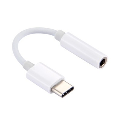 POWERTECH Καλώδιο USB Type-C (M) σε 3.5mm Jack (F), CM119B, λευκό POWERTECH Καλώδιο USB Type-C (M) σε 3.5mm Jack (F), CM119B, λευκό