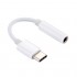 POWERTECH Καλώδιο USB Type-C (M) σε 3.5mm Jack (F), CM119B, λευκό