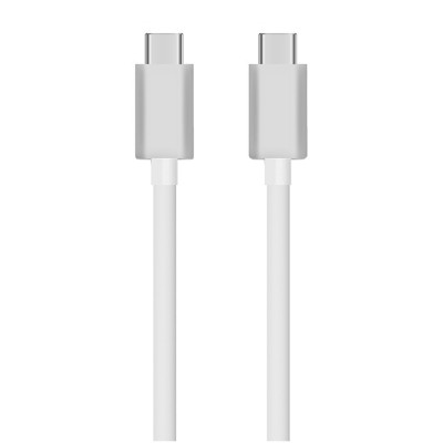 POWERTECH καλώδιο USB Type-C σε Type-C CAB-UC042, 5A, copper, 1m, λευκό POWERTECH καλώδιο USB Type-C σε Type-C CAB-UC042, 5A, copper, 1m, λευκό