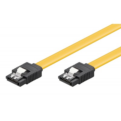 POWERTECH Καλώδιο CAB-W023 SATA III 7-pin σε 7-pin, Metal Clip, 0.2m POWERTECH Καλώδιο CAB-W023 SATA III 7-pin σε 7-pin, Metal Clip, 0.2m