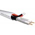 BIOKAL Καλώδιο CCTV CC-200, 2x Mini RG59/2x 0.50mm2, 75 ohm, White, 100m