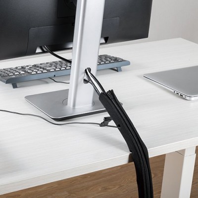 BRATECK Δεματικό Καλωδίων τύπου Flex Wrap CC15-1, με φερμουάρ, 100x10cm BRATECK Δεματικό Καλωδίων τύπου Flex Wrap CC15-1, με φερμουάρ, 100x10cm