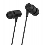 CELEBRAT Earphones CLB-V1-BK με μικρόφωνο, 10mm, 3.5mm, 1.2m, μαύρα