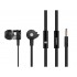 CELEBRAT Earphones με μικρόφωνο D1, on/off, 10mm, 1.2m flat, μαύρα